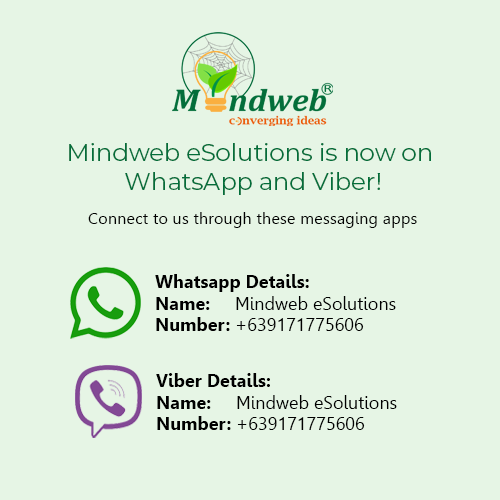 We are now on WhatsApp and Viber.